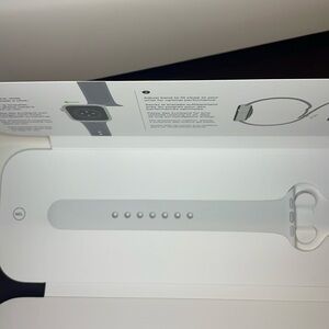 Bottom band Apple Watch M/L white brand new with watch box. NO WATCH.